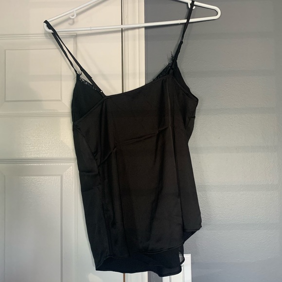 DYNAMITE Satin Cami w/Lace - Picture 6 of 6